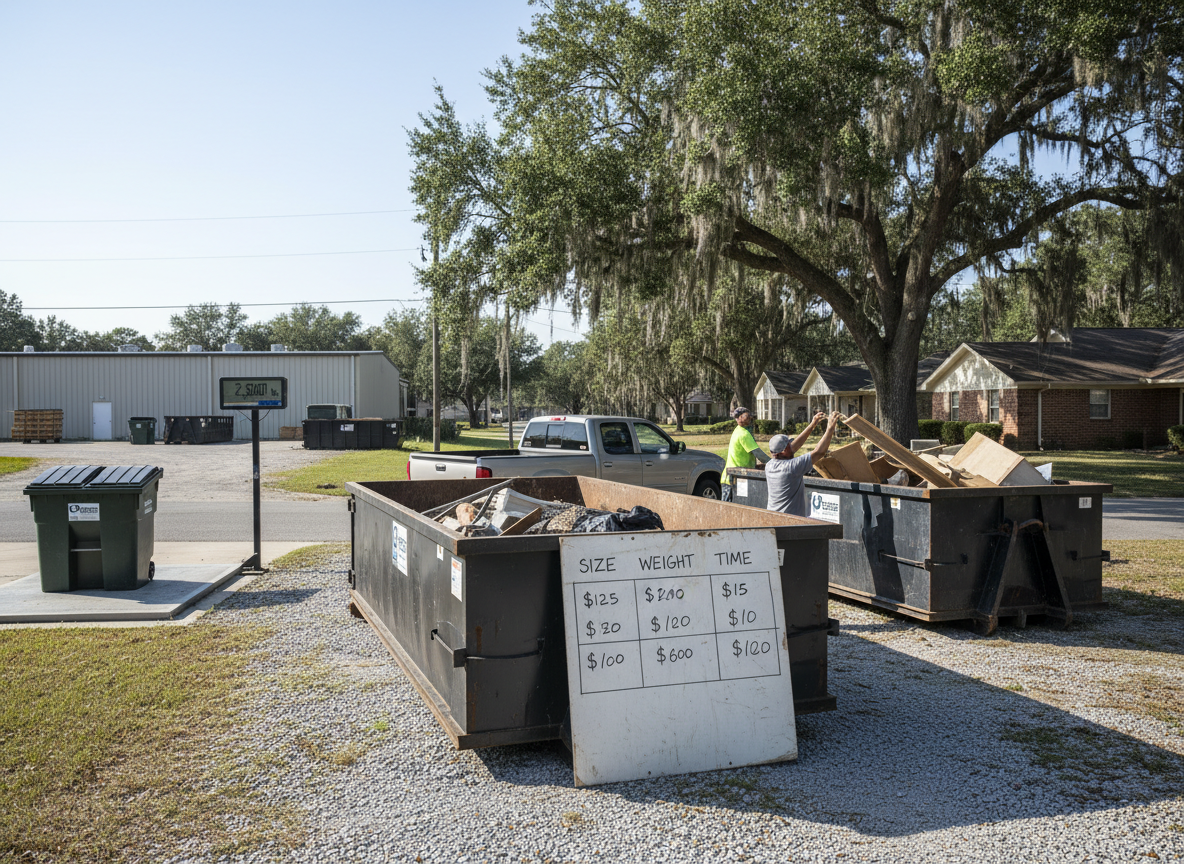 Cost Factors for Dumpster Rentals in Meriden Mississippi