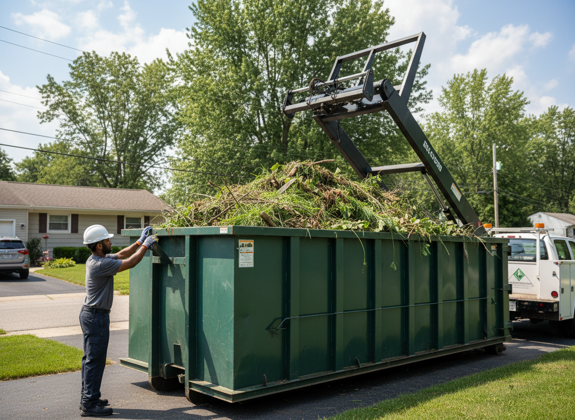 Yard Waste Dumpster Rental in Meriden